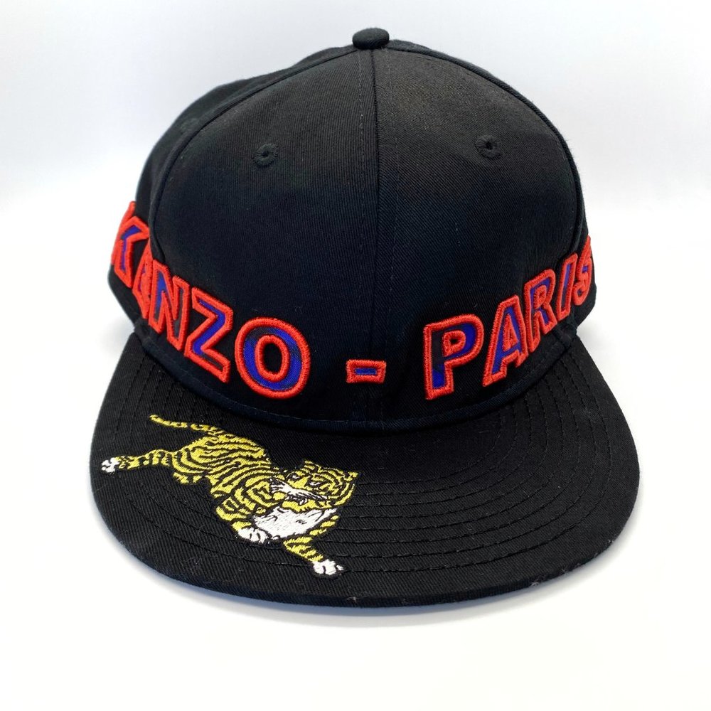 KENZO x H&M Black Embroidered Hat Cap